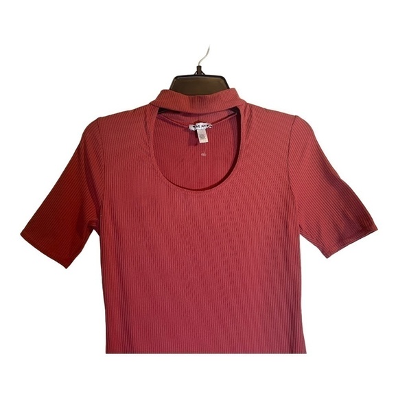 LOVE Ady NECK CUTOUT RIB KNIT DRESS - Picture 4 of 8